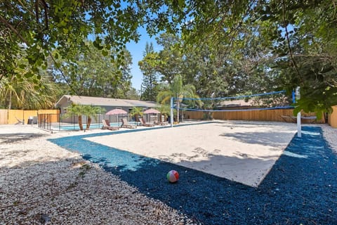 Urban Escape: Artificial Beach W/Volleyball Pit