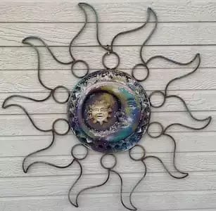 Karamia sun and moon decor