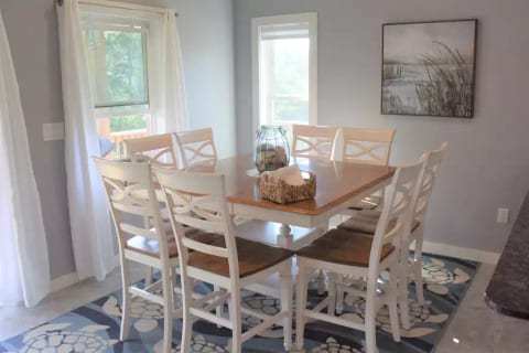 Dinning table plus 3 bar stools seat 11
