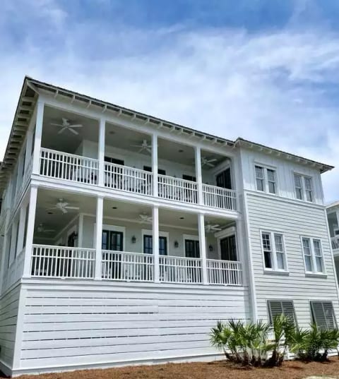 30a 4 bedroom home-Gulf view-Steps to the beach