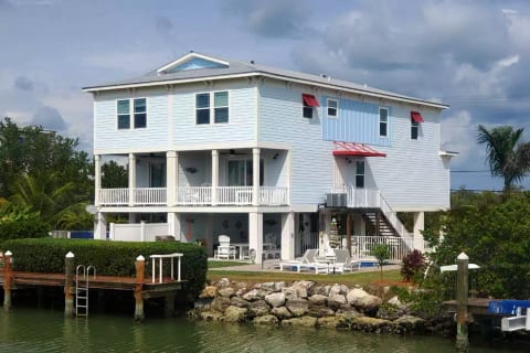 Welcome to Stay Anchored at Sombrero. View from across the canal.