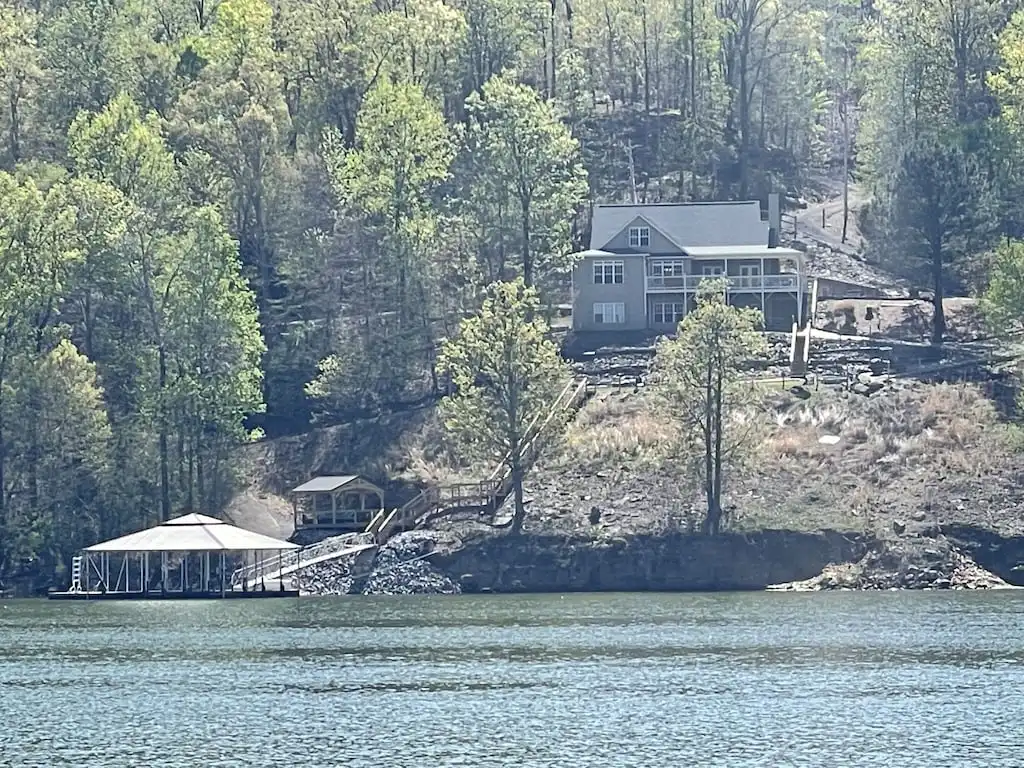 View of Clearwater Shores from the Lake - Clearwater Shores - Smith Lake, AL - Bremen