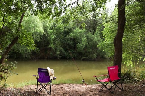 Enjoy the beautiful scenery and peaceful sounds of the river in our backyard. Take a stroll along the river bank or relax by the water's edge. Don't forget your fishing gear!