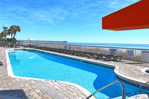 Pool beside Ocean