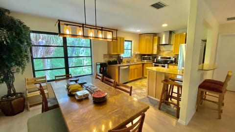 Dinning room and kitchen