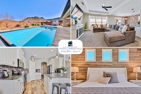 Elegant Oasis Home - Hurricane with Pool & Hot Tub 30 day rental