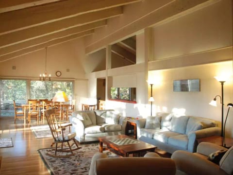 The large open-architecture living-dining area is perfect for extended families.