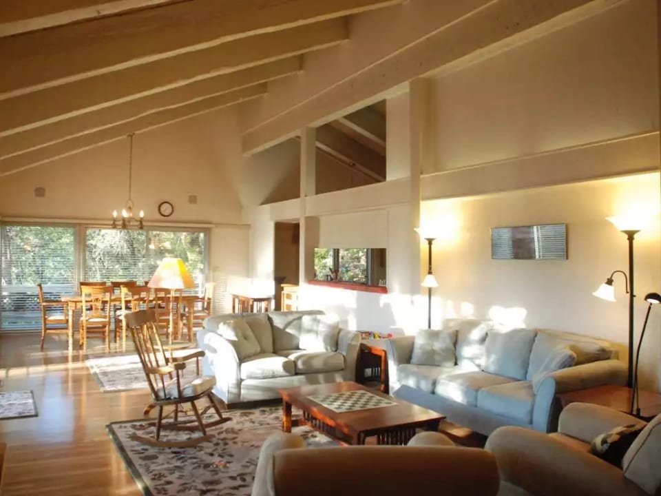 The large open-architecture living-dining area is perfect for extended families.