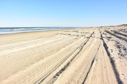 This is the beach road to get to our house