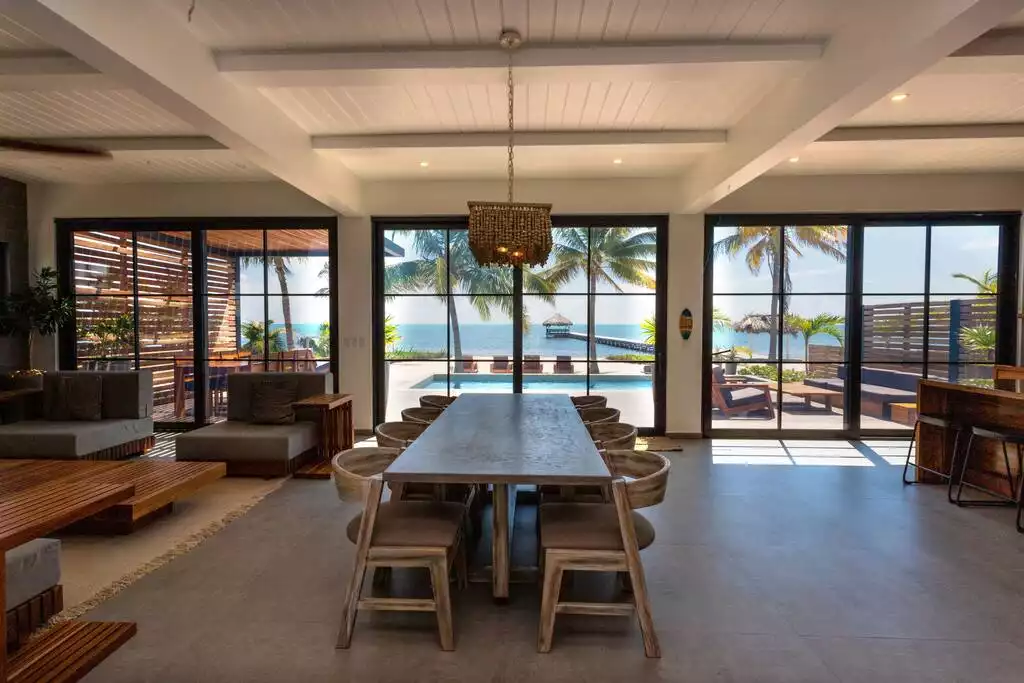 Lots of natural light! Lots of natural light! - Spectacular beachfront home with pool, gym, more! - San Pedro