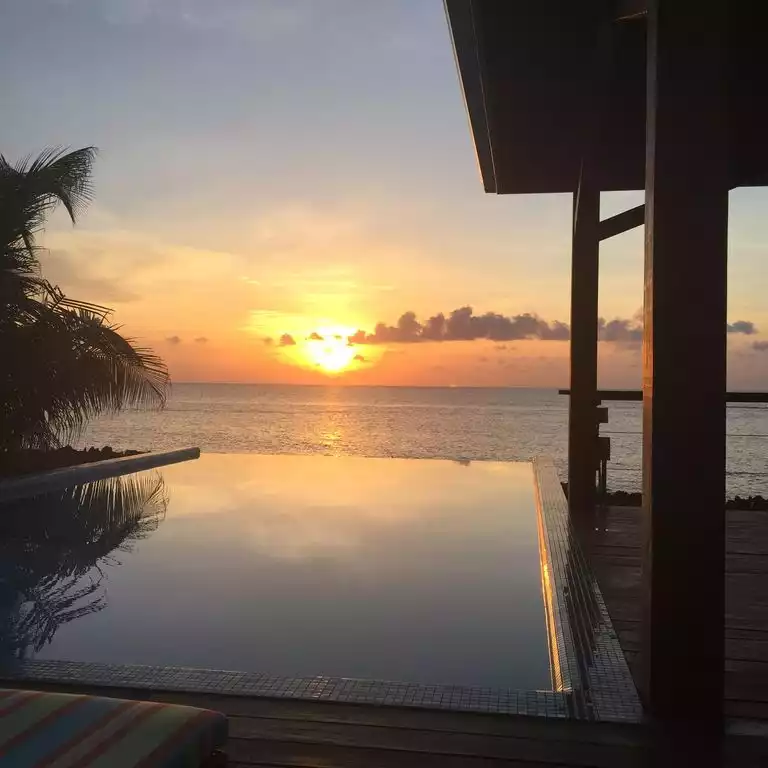 Daily Sunsets are amazing - Vivaro Roatan Beachfront - West End