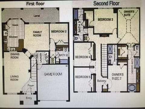 Layout of the home.