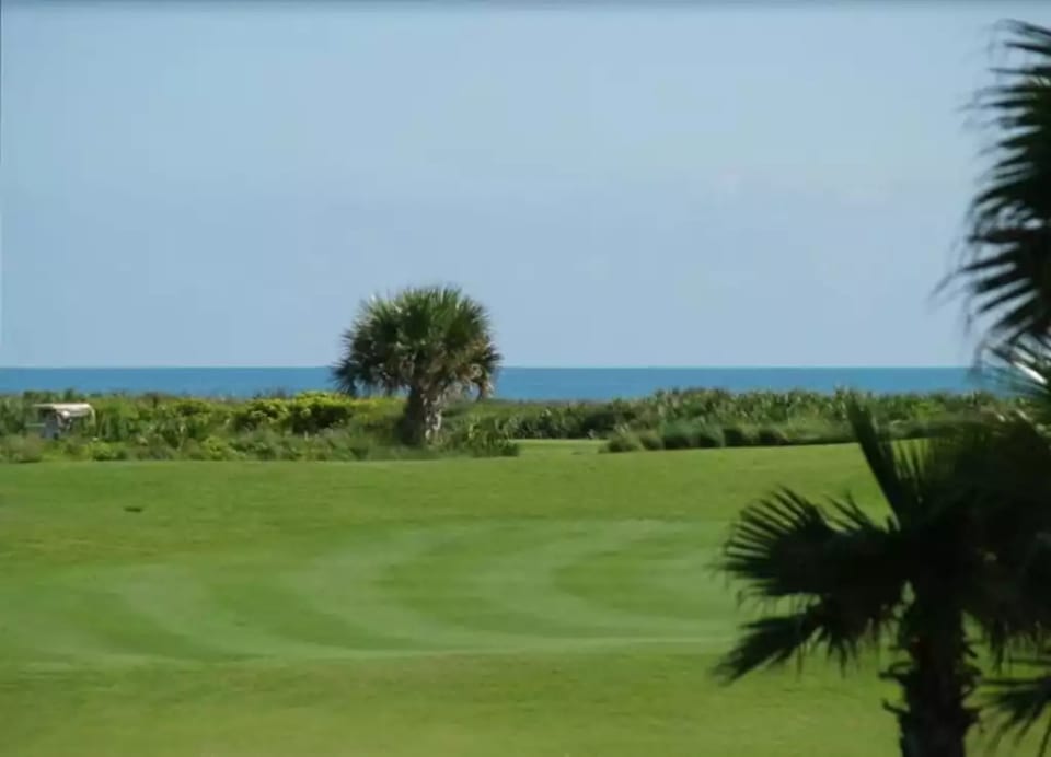 Balcony View of ocean and golf course