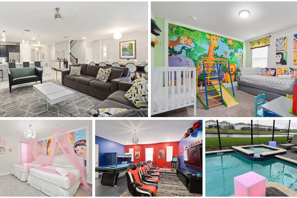 33 Disney Villa GameRoom Movie Theater Pool - Kissimmee