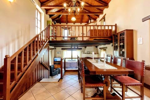 Central area with Cretan architectural design.