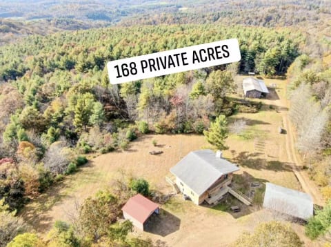 Private acreage;photos before exterior rennovations