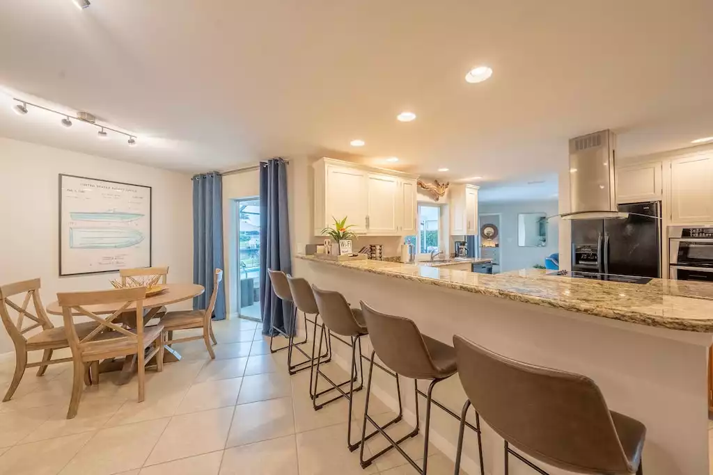 Counter Seating and Dining Area