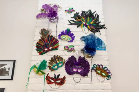Mardi Gras decor