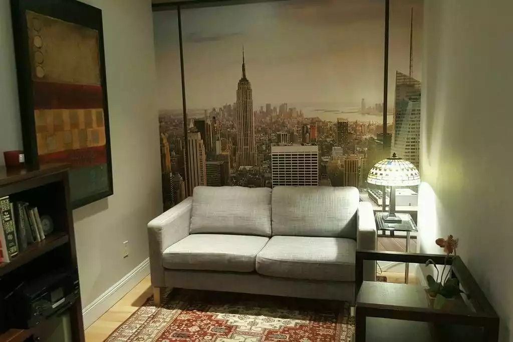 Cozy Lounge area adjacent to bedrooms. Level 2. Cozy Lounge area adjacent to bedrooms. Level 2. - Special! Modern City Triplex *Close to center - Boston