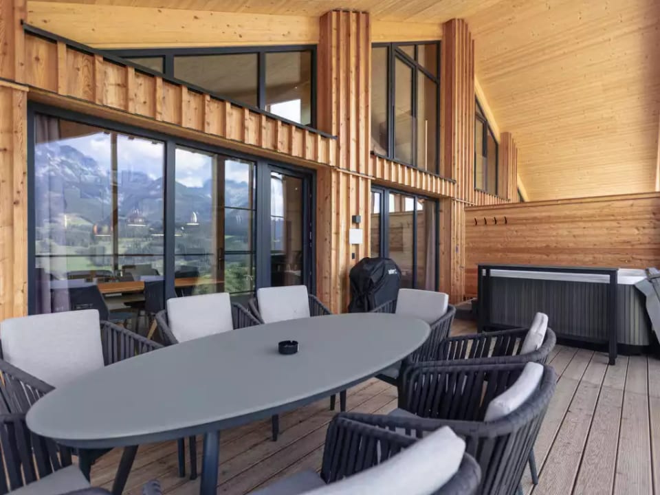 Premium con galería, sauna y bañera de hidromasaje exterior - Haus im Ennstal