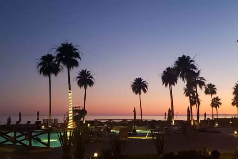 The sunset as seen from our patio :)