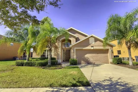Front of Vacation Rental Villa House of Orange at Watersong Resort