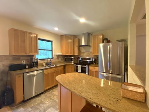 Fully stocked kitchen