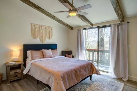 Master suite connects to bathroom on the main level