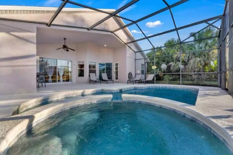 pool and pool deck