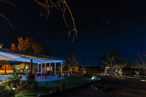 gaze upon the starry desert sky
