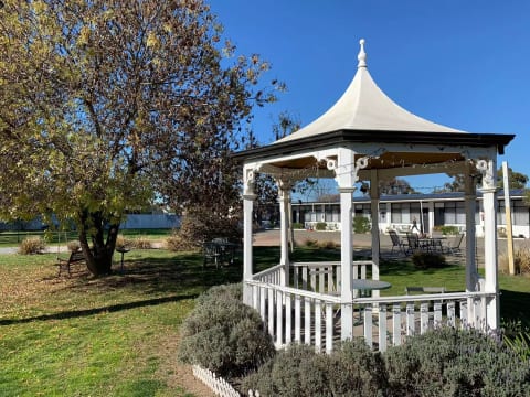 Our Gazebo on a beautiful sunny day