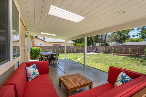 Spacious house has two master bedrooms & king beds