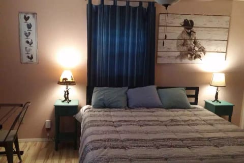 King bed.