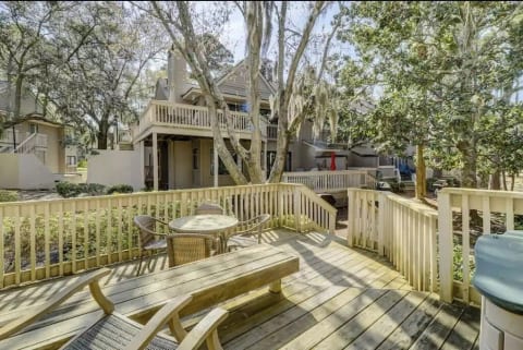 Large deck located off of living room