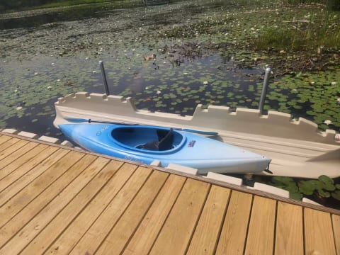Kayak Launcher ! Bring your kayaks or rent them from Harold's Resort Livery LLC on Spider Lake 