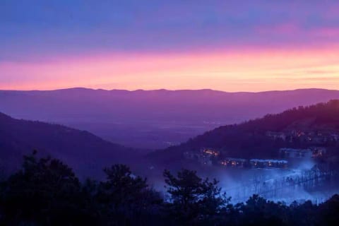 Early morning view from Master bedroom 2. Amazing views throughout the home.