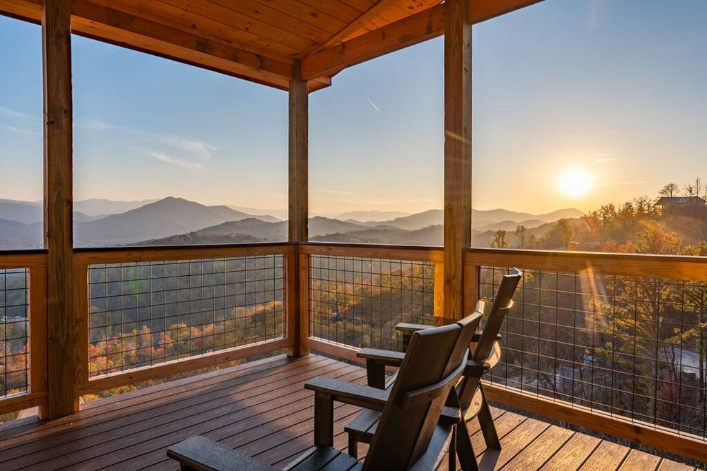 Private Balcony with Seating off King Bedroom