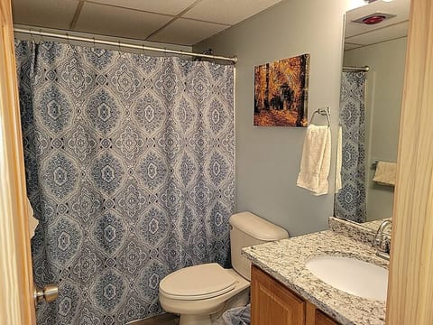 First floor full bathroom