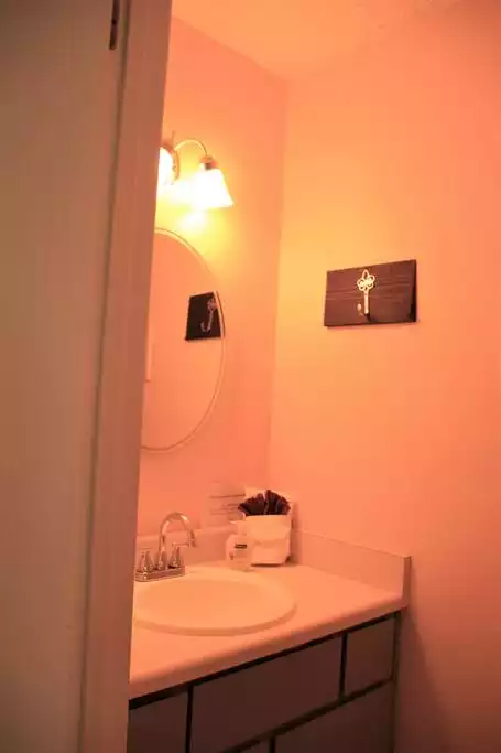 Bathroom downstairs - FishingShack(#2)-1block off the Gulf-Pets ok-Views - GRANDE POINTE