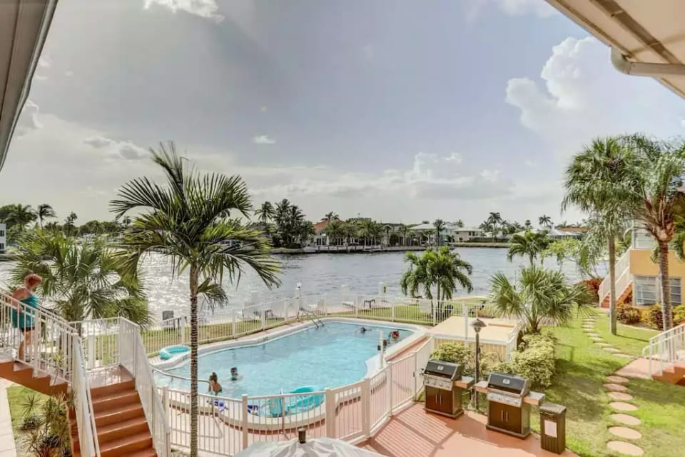 Heated pool with a spectacular view!