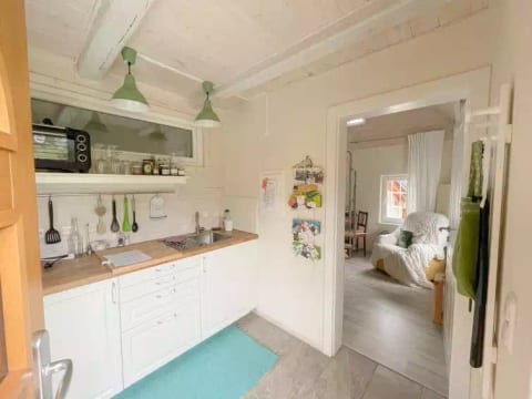 tiny lavender house