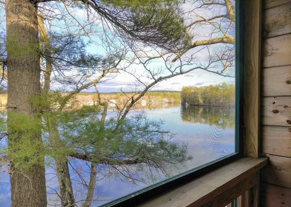 View from King Room private porch. - Waterfront: Adjoining Studios, Sleep 6, Kit, Porch - Tilton