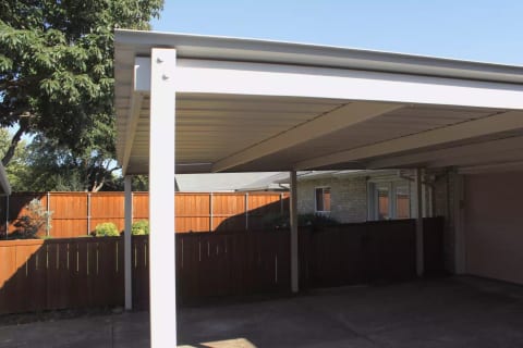 Private-gated carport for 2 guest's cars only.