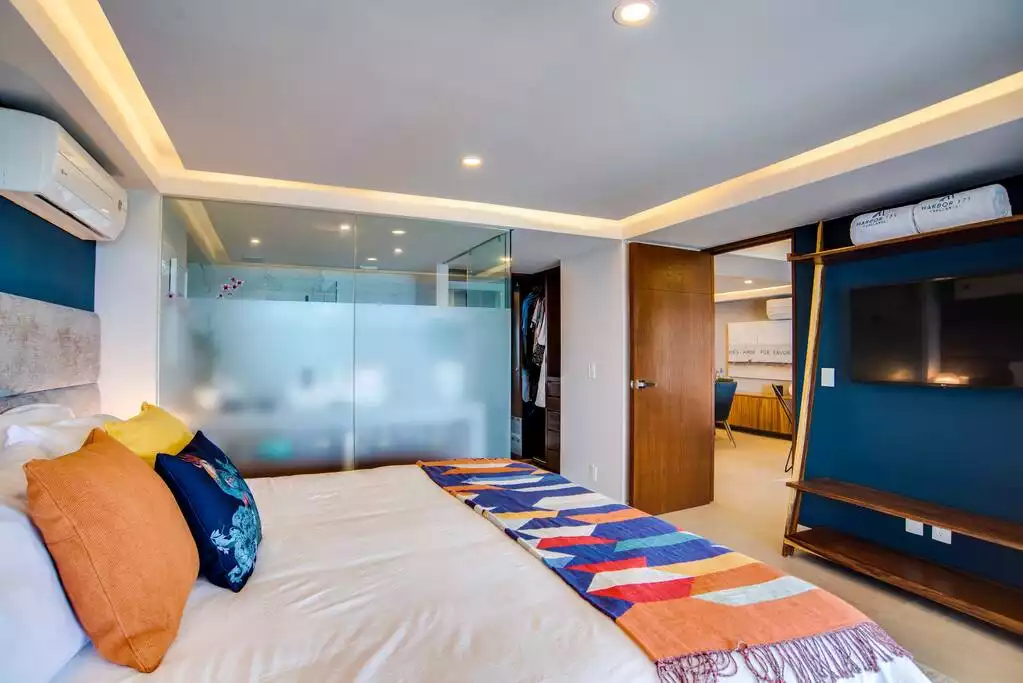 The Master Suite has a 43” LG SmartTv