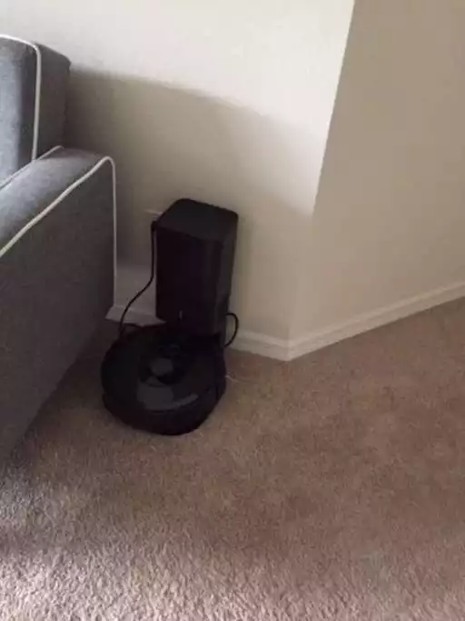 iRoomba can clean while you are out and return to base to empty itself.