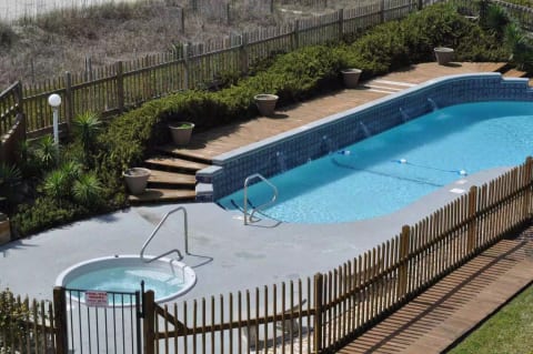 Shared pool and hot tub