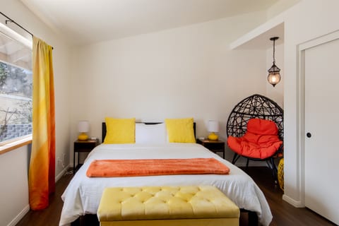 A spacious master's bedroom with plenty of closet space