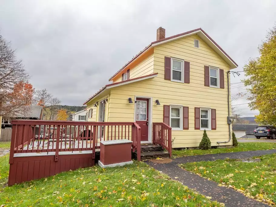 Side of Home with Deck - A & R Hacienda-Top Rated-near the Delaware River - Callicoon