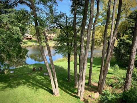 Summer day view from upper deck.