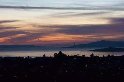 Serene Sunset Getaway - offers Golden Gate Bridge and San Francisco city skyline views
“We loved the view from your little house on the hill. The location was perfect for our family visit and we were very comfortable there. THANK YOU so much for letting us stay a bit longer than originally planned. We appreciate your generosity and flexibility.”
Sharon, January 2018